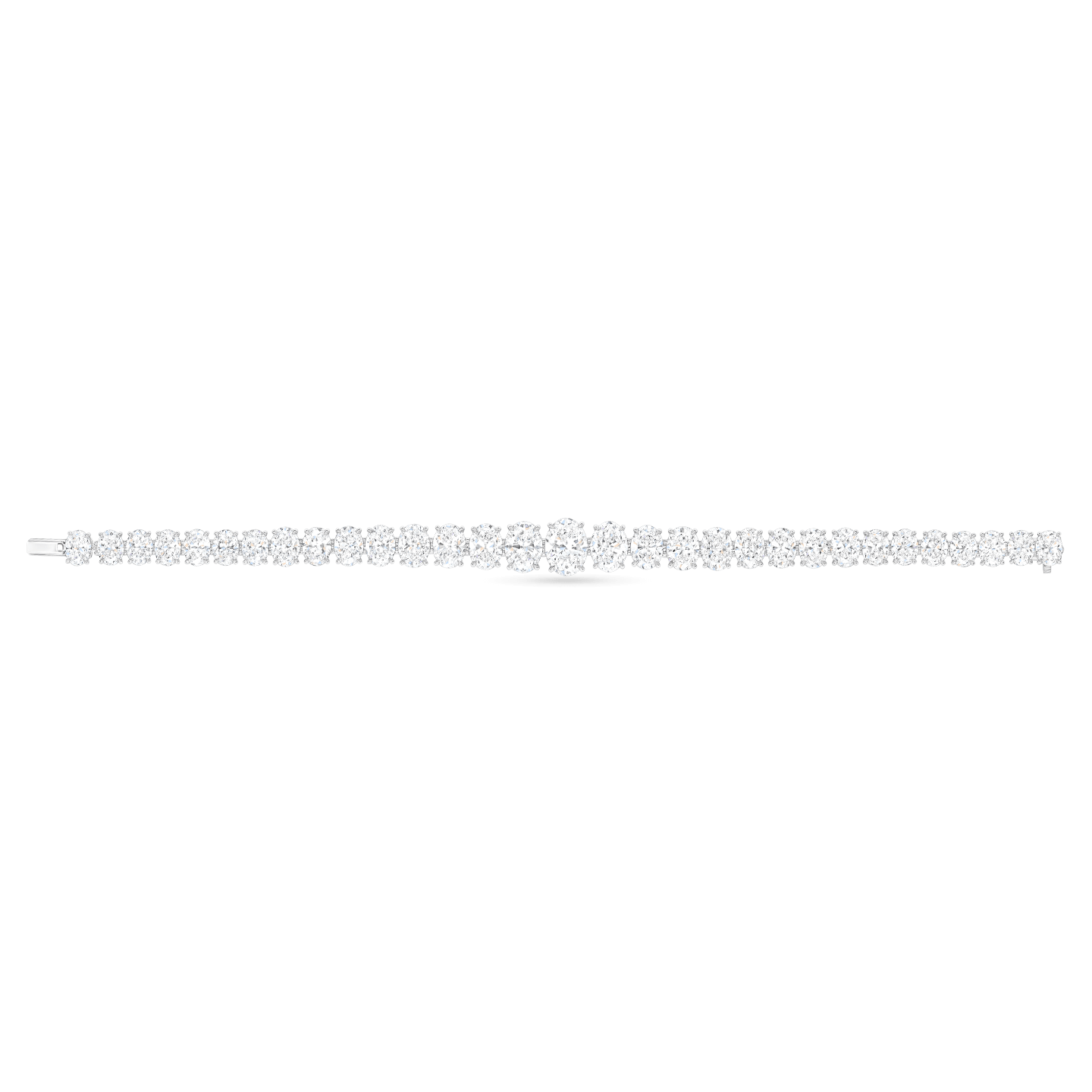 Full length view of the Oval Diamond Bracelet